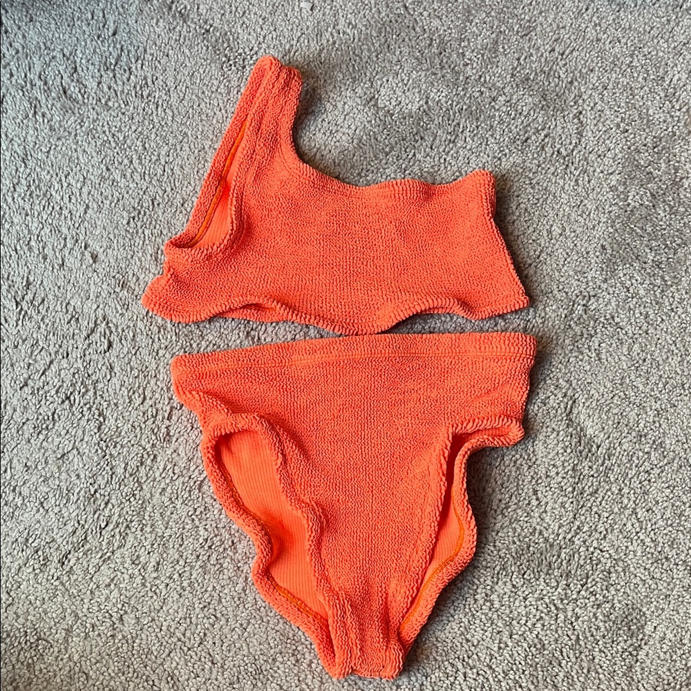Hunza G Orange Bikini Set